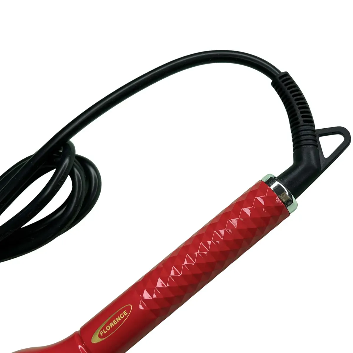 Boucleur de Cheveux avec Afficheur Florence HK450-4-75W - Rouge - Céramique - 22 mm