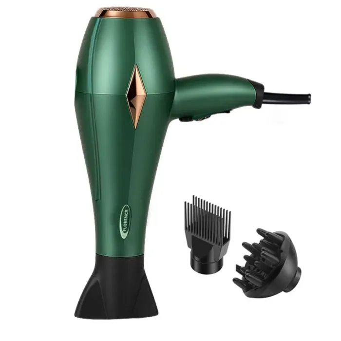 Séche cheveux Professionnel Florence HK-427 - 2200Watts 3 Température , Diffuseur & Concentrateurs