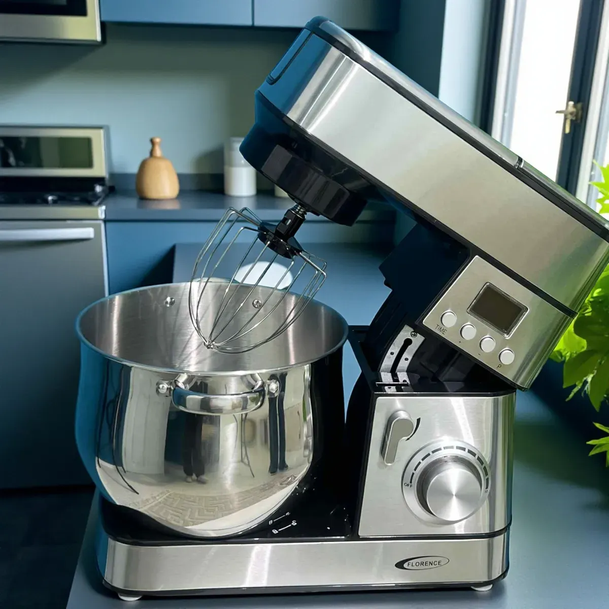 Robot pétrin Florence YD-3810E - 12 Liter - 2200W - Inox