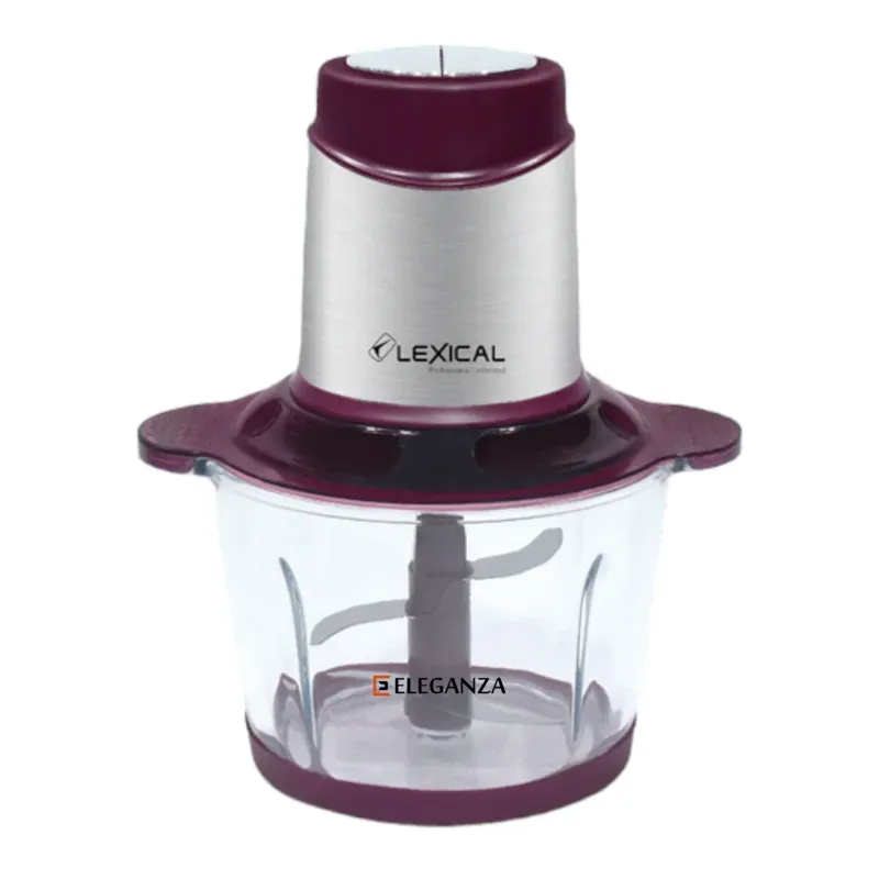 Hachoir à Viande Lexical LCH-1916 - 3 Litres- 400 Watts - Bol en verre