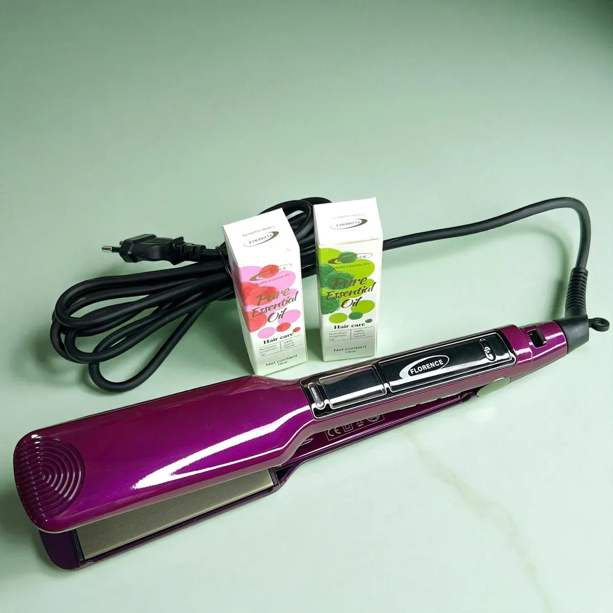 Plaque à cheveux Professionnel avec Afficheur Florence HK450-2 - 150W Violet